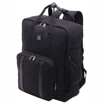 Aerolite 45x36x20 Easyjet Maximum Size Backpack With Removable Small Carry Pouch Recycled Eco-Friendly Shower-Resistant Cabin Luggage Approved Travel Carry On Flight Rucksack with 10 Year Warranty - Aerolite UK